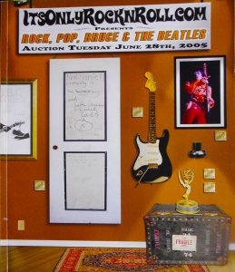 It’s Only Rock N Roll Auction Catalog 06/28/05
