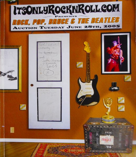 It’s Only Rock N Roll Auction Catalog 06/28/05