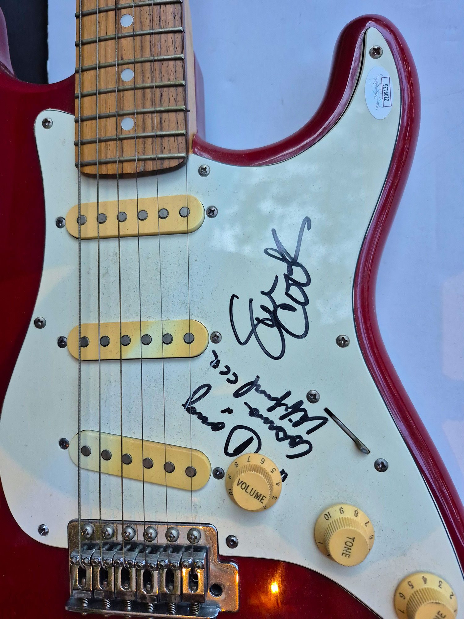 Doug Clifford & Stu Cook Signed Guitar