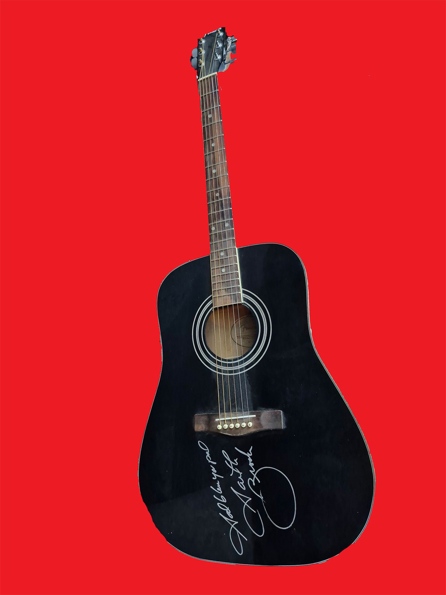 Garth Brooks Signed Acoustic Guitar