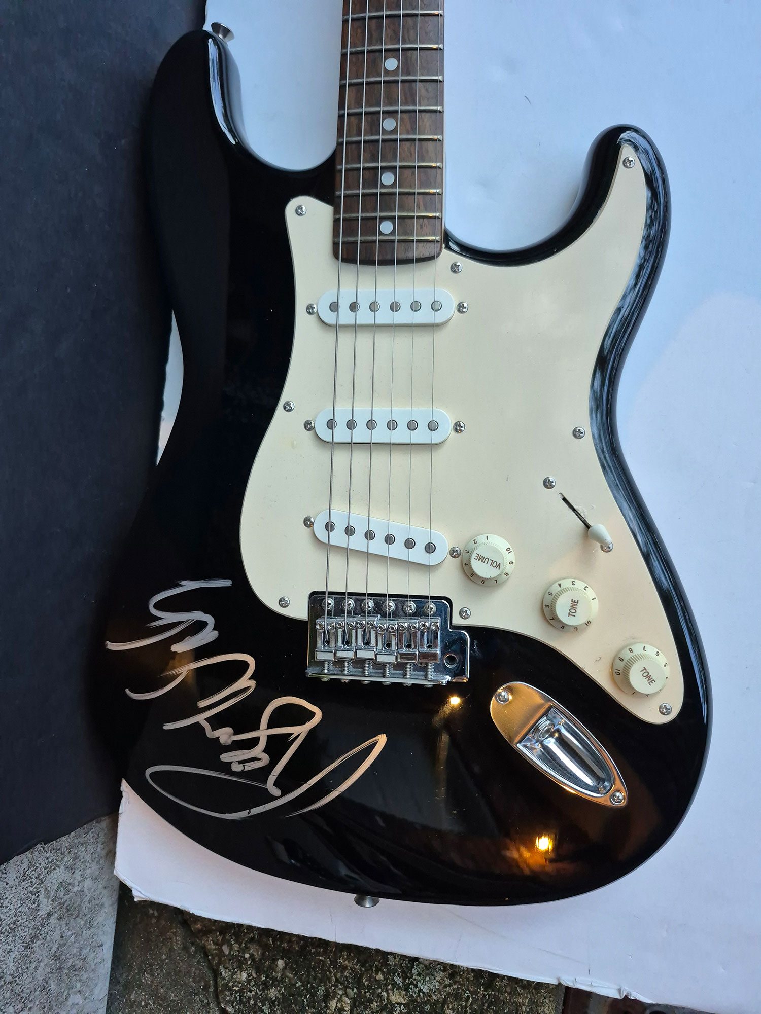 Rogers Waters of Pink Floyd Signed Guitar