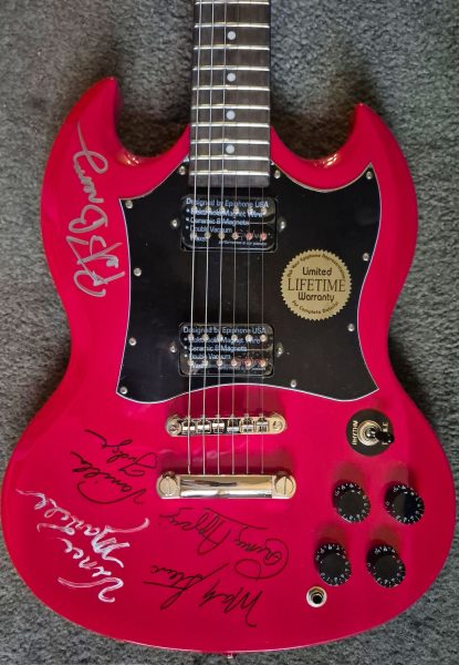 VANILLA  FUDGE  SIGNED EPIPHONE SG  GUITAR