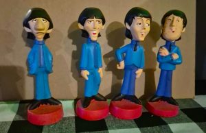 BEATLES CARTOON MODEL FIGURES