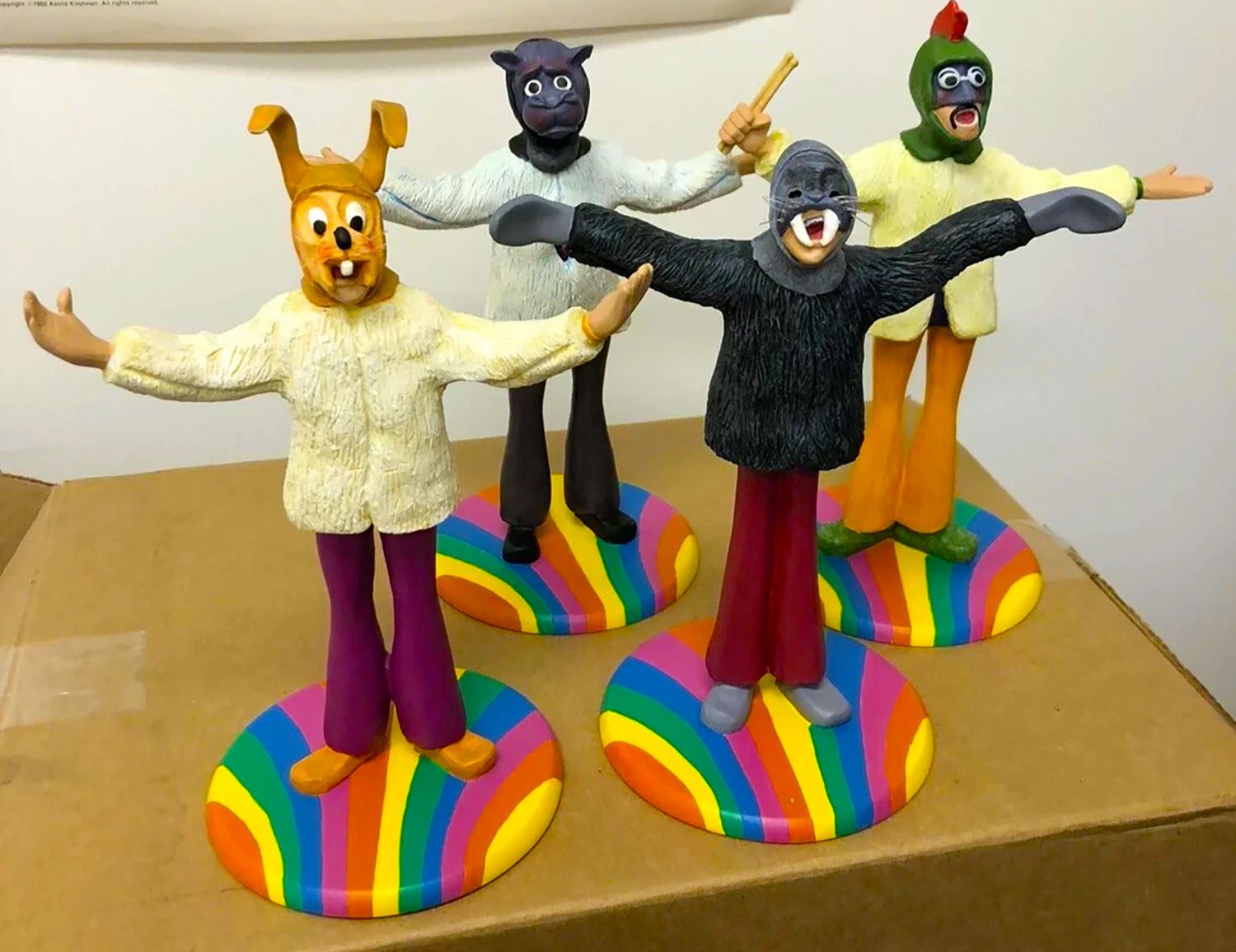 BEATLES MAGICAL MYSTERY TOUR FIGURINE SET - MINT IN BOXES