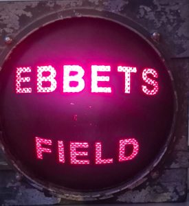 BROOKLYN DODGERS EBBETS FIELD TRAFFIC SIGNAL