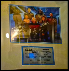 Star Trek: The Next Generation Framed Picture Signed by Crew, Limited Ed.